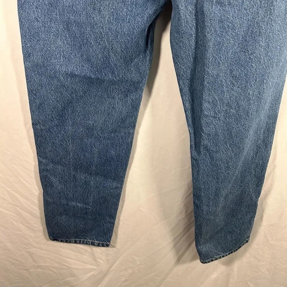 Carhartt Jeans Men's 36x34 Light Wash Blue Denim Pockets 100% Cotton - Picture 9 of 10